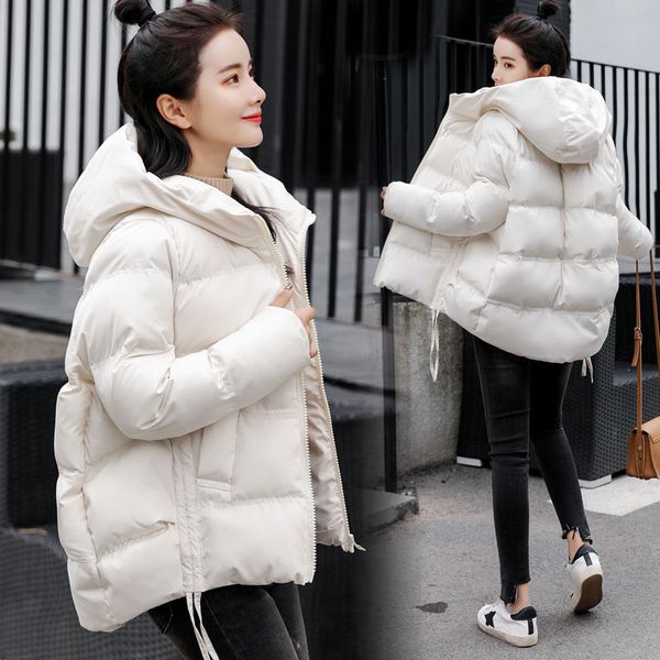 winter new women hooded down parkas female cotton korean jacket ladies warm loose padded fashion student short overcoat w389, Black
winter new women hooded down parkas female cotton korean jacket ladies warm loose padded fashion student short overcoat w389, Black
