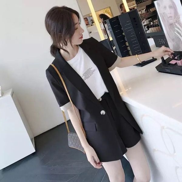jd6fp korean-style women's slim short-sleeved two-piece slim-fit coat shorts korean women's short-sleeved loose and loose summer s, White;black
jd6fp korean-style women's slim short-sleeved two-piece slim-fit coat shorts korean women's short-sleeved loose and loose summer s, White;black