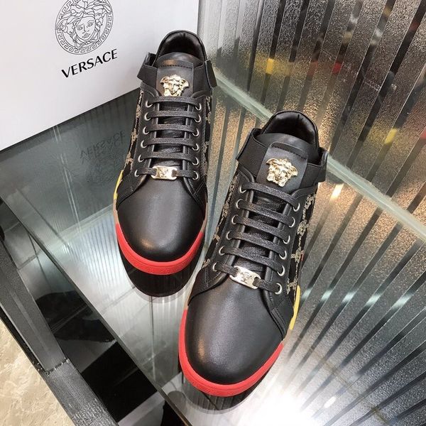 2020 l4 mens classic casual shoes leather lace-up fashion luxury designer shoes handsome mens sneakers original box, Black
2020 l4 mens classic casual shoes leather lace-up fashion luxury designer shoes handsome mens sneakers original box, Black