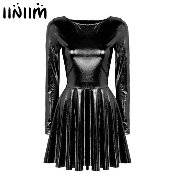 casual dresses womens ladies dance evening paties stage costumes dress holographic metallic long sleeves a-line mini femme clubwear, Black;gray
casual dresses womens ladies dance evening paties stage costumes dress holographic metallic long sleeves a-line mini femme clubwear, Black;gray
