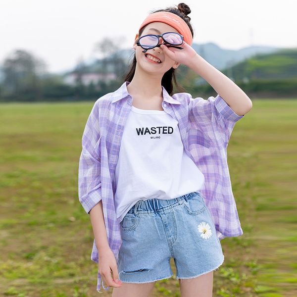 gxvpw девушки жилет рубашки футболки shirtplaid рубашки жилет два костюма-2020 летний новый корейский стиль сыпучих детские спортивные состя, White;black
gxvpw девушки жилет рубашки футболки shirtplaid рубашки жилет два костюма-2020 летний новый корейский стиль сыпучих детские спортивные состя, White;black