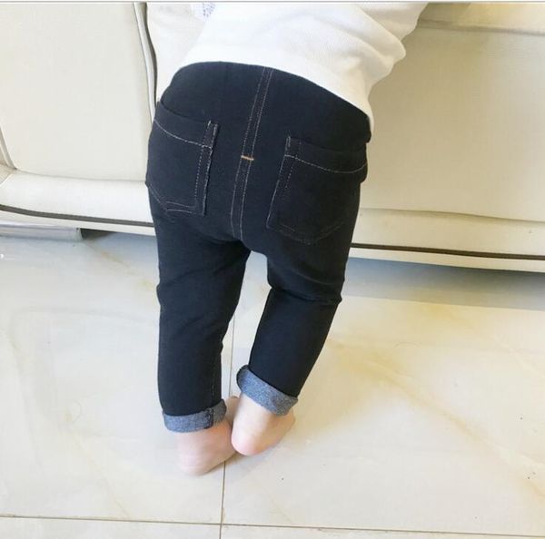 children's leggings 2019 autumn tight denim tight pants boys knit cotton faux denim feet ankle-length pants soft, Blue
children's leggings 2019 autumn tight denim tight pants boys knit cotton faux denim feet ankle-length pants soft, Blue