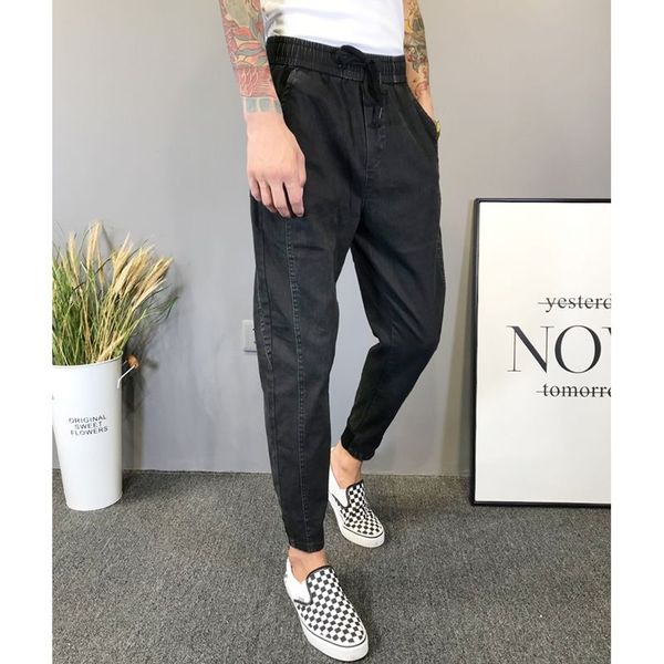 men's jeans spring, summer, and south korean versions of trendy jeans, tight-legged, loose-fitting chaps, Blue
men's jeans spring, summer, and south korean versions of trendy jeans, tight-legged, loose-fitting chaps, Blue