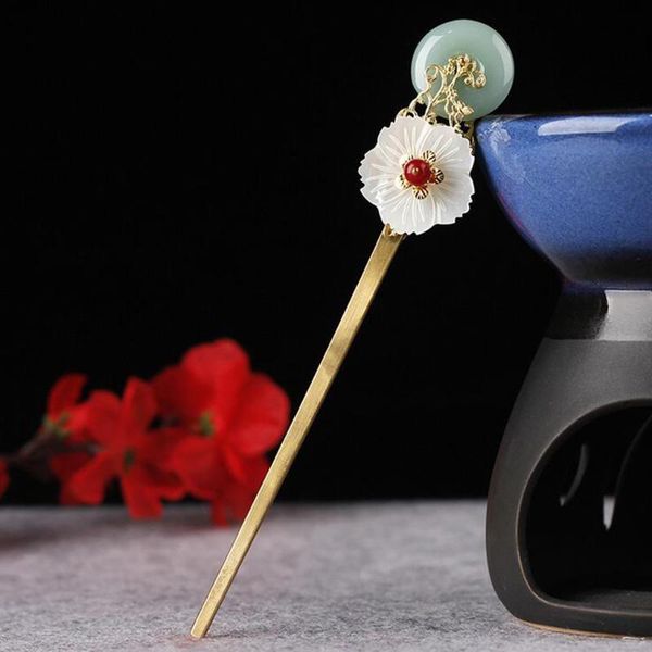 retro floral flower bead hair stick hairpin ancient chinese japanese chignon party cosplay hair accessories, Golden;silver
retro floral flower bead hair stick hairpin ancient chinese japanese chignon party cosplay hair accessories, Golden;silver
