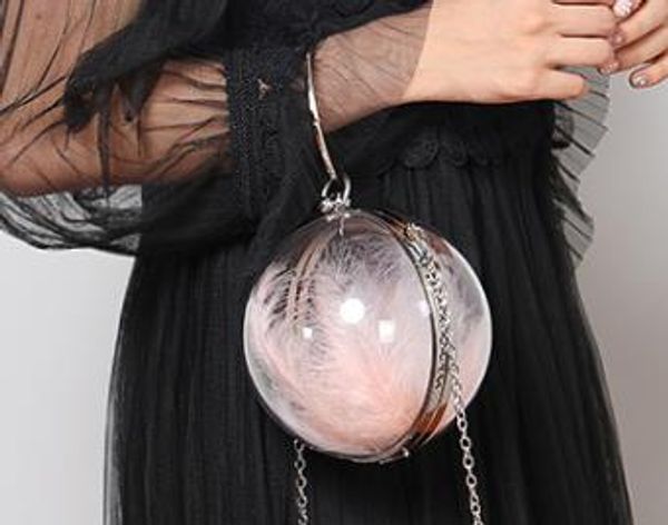new designer bag transparent round ball dinner bags single shoulder messenger small round acrylic mini chain female bag
new designer bag transparent round ball dinner bags single shoulder messenger small round acrylic mini chain female bag