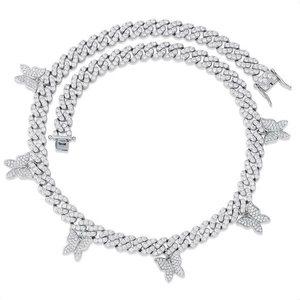 new rose 18k позолоченный 8mm bling цирконий бабочка кубинский звено цепи choker ожерелье браслет bijoux hip hop ювелирные подарки для женщи, Silver
new rose 18k позолоченный 8mm bling цирконий бабочка кубинский звено цепи choker ожерелье браслет bijoux hip hop ювелирные подарки для женщи, Silver