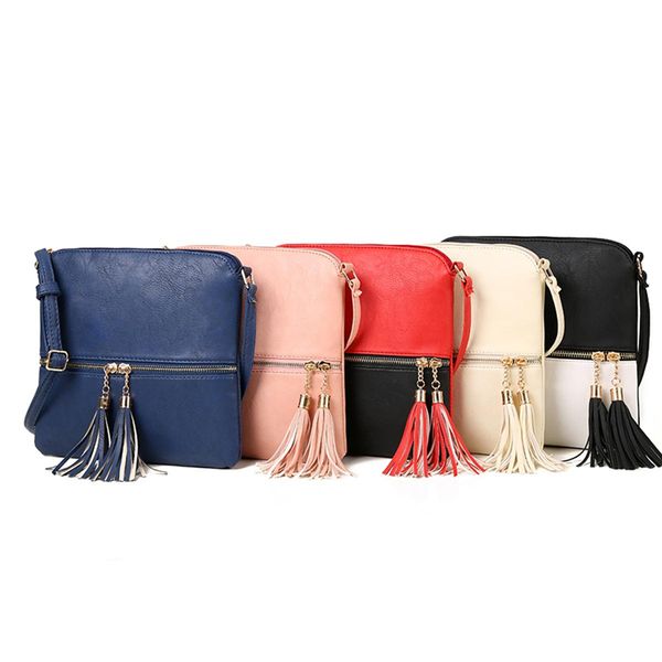 new tassel fashion pu leather solid women handbags ale ladies shopping bag casual shoulder messenger crossbody bags 2019
new tassel fashion pu leather solid women handbags ale ladies shopping bag casual shoulder messenger crossbody bags 2019