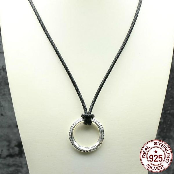 100% s925 sterling silver men's leather cord necklace personality fashion classic style punk hip hop style simple sweater chain
100% s925 sterling silver men's leather cord necklace personality fashion classic style punk hip hop style simple sweater chain