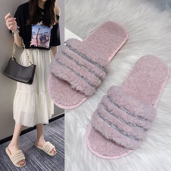 fznyl winter shoes woman home slippers big size faux fur warm shoes slipper for women 2020 furry indoor slippers cotton shoe, Black
fznyl winter shoes woman home slippers big size faux fur warm shoes slipper for women 2020 furry indoor slippers cotton shoe, Black