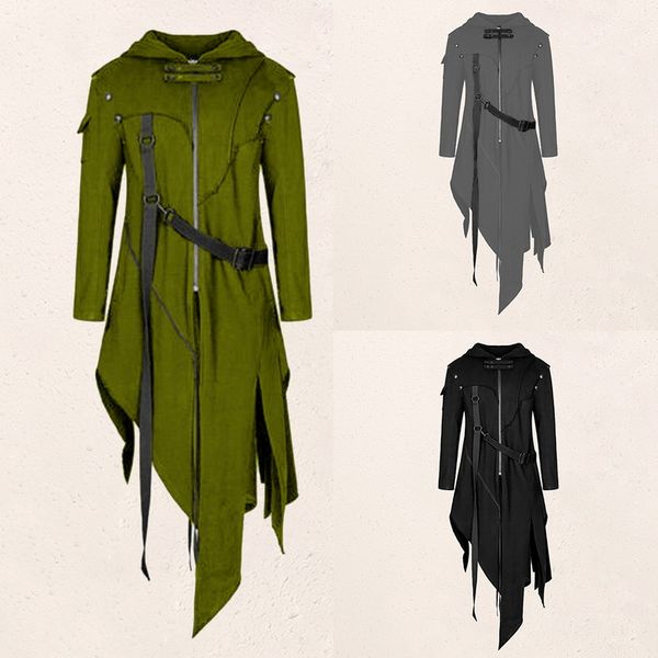men slim fit stylish solid color jacket law cosplay costume long jacket coat cloak halloween costumes s-4xl, Gray
men slim fit stylish solid color jacket law cosplay costume long jacket coat cloak halloween costumes s-4xl, Gray