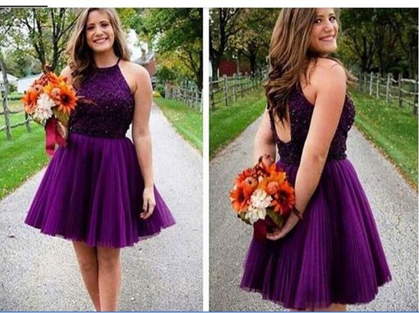 pretty purple beaded crystal tulle homecoming dresses beads sequins hollow back plus size a line mini short prom party gowns custom, Red
pretty purple beaded crystal tulle homecoming dresses beads sequins hollow back plus size a line mini short prom party gowns custom, Red