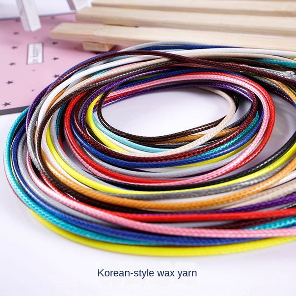 diy handmade material 2mm polyester korean wax line 2mm color weaving diy braided braided rope environmental protection wax rope, Silver
diy handmade material 2mm polyester korean wax line 2mm color weaving diy braided braided rope environmental protection wax rope, Silver