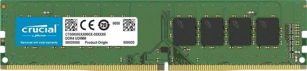 crucial 8gb single ddr4 2666 mt/s (pc4-21300) sr x8 dimm 288-pin brand new original deskmemory
crucial 8gb single ddr4 2666 mt/s (pc4-21300) sr x8 dimm 288-pin brand new original deskmemory