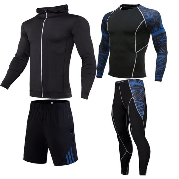 mens sport clothing suit compression 2/3/4/-piece set men running set jacket basketball fitness tights shirt leggings sportswear, Black;blue
mens sport clothing suit compression 2/3/4/-piece set men running set jacket basketball fitness tights shirt leggings sportswear, Black;blue