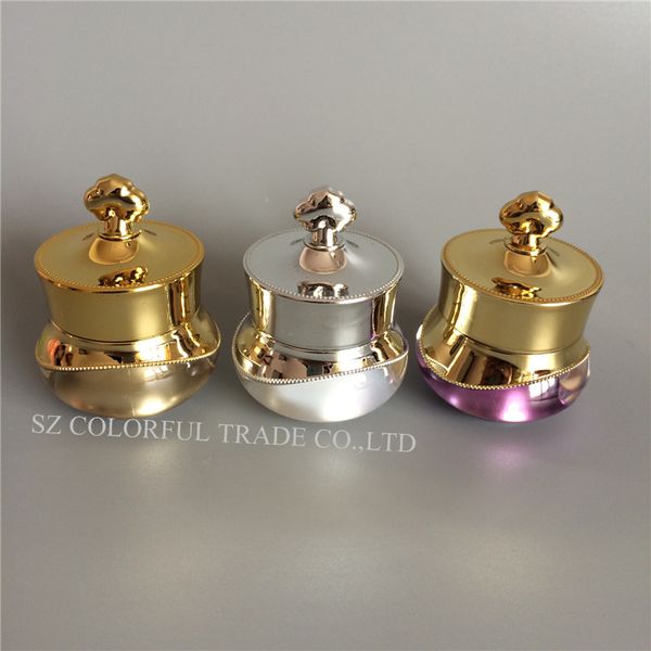 storage bottles & jars 20pcs/lot 5g crystal acrylic jar with uv crown cap empty cosmetic container for eye cream portable travel
storage bottles & jars 20pcs/lot 5g crystal acrylic jar with uv crown cap empty cosmetic container for eye cream portable travel