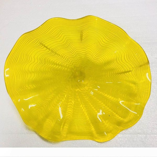 yellow colors blown glass wall art plates murano glass decorative plates for l lobby gallery museum decoration
yellow colors blown glass wall art plates murano glass decorative plates for l lobby gallery museum decoration