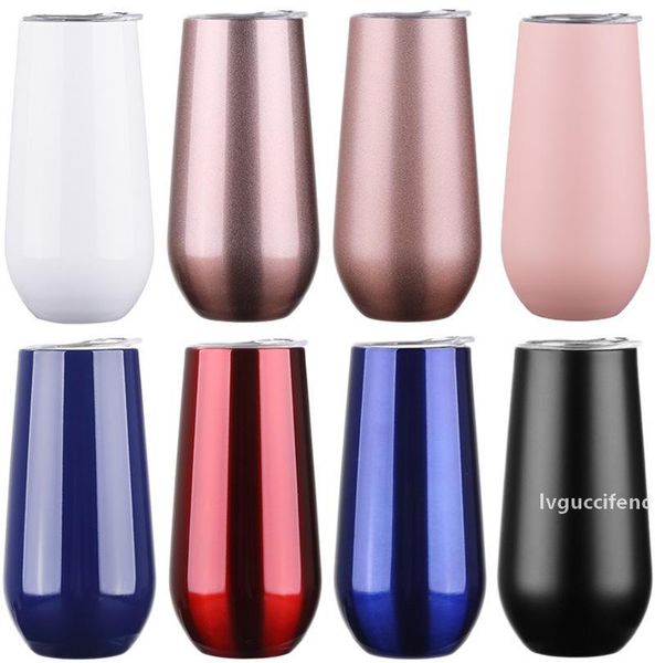 6oz stainless steel champagne glass stemless wine glass mini kids tumbler with lid vacuum insulated e gg cups for wine coffee mug jxw128
6oz stainless steel champagne glass stemless wine glass mini kids tumbler with lid vacuum insulated e gg cups for wine coffee mug jxw128