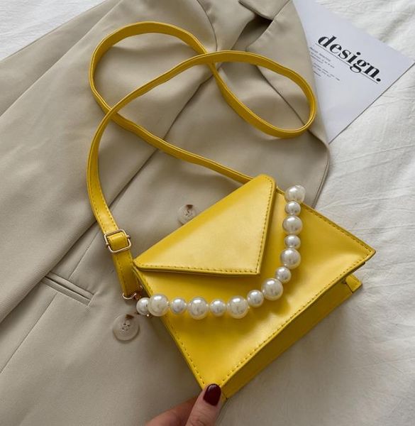 Designer Female Bag 2020 New Arrival Trendy Fashion All-match Bead String Messenger Small Fresh One-shoulder Handbag
Designer Female Bag 2020 New Arrival Trendy Fashion All-match Bead String Messenger Small Fresh One-shoulder Handbag