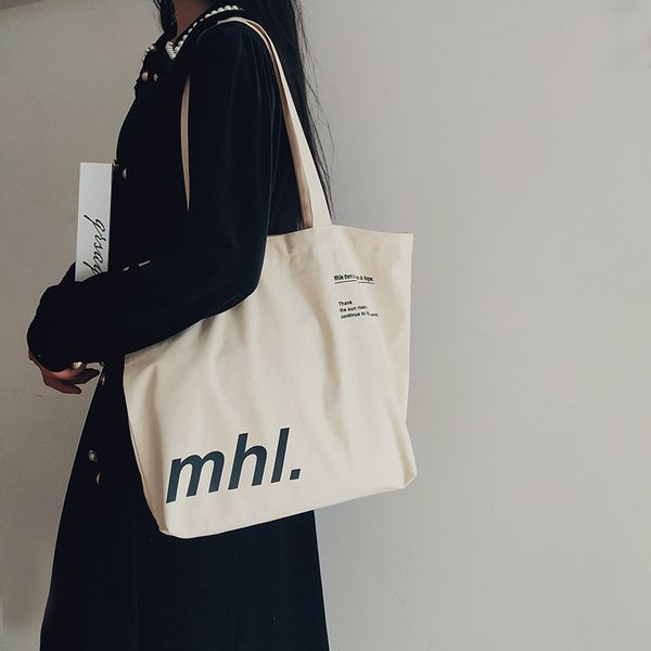 2020 spring and summer new japanese chic medium bag letter canvas bag female shoulder handbag women bags
2020 spring and summer new japanese chic medium bag letter canvas bag female shoulder handbag women bags
