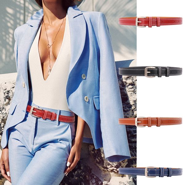 2.3cm pu leather thin belt pin buckle women jeans belt wine brown black wild ladies dress waist strap, Black;brown
2.3cm pu leather thin belt pin buckle women jeans belt wine brown black wild ladies dress waist strap, Black;brown