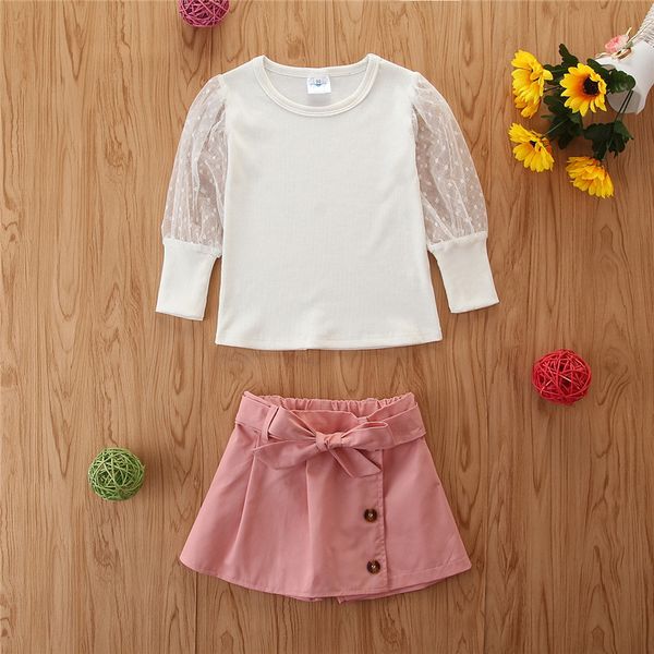 girl set new summer autumn korea fashion lace long-sleeved + pink culottes 2pcs toddler kid clothes, White
girl set new summer autumn korea fashion lace long-sleeved + pink culottes 2pcs toddler kid clothes, White