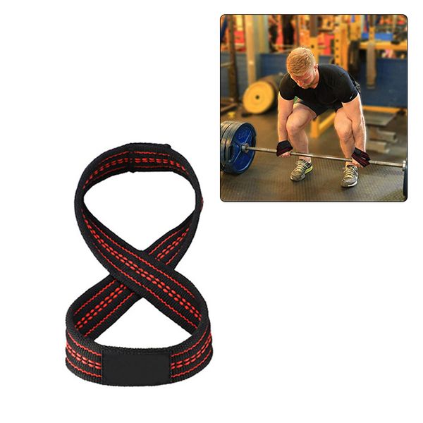 wrist support 1pair 8 lift gym lifting straps weight belt body building gloves sport protecive accessory, Black;red
wrist support 1pair 8 lift gym lifting straps weight belt body building gloves sport protecive accessory, Black;red