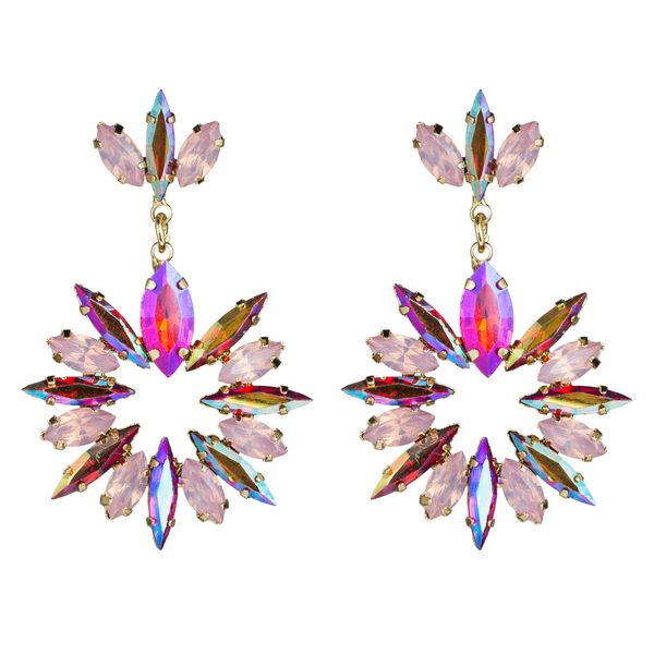 earrings fan multi-layer diamond glass diamond full diamond flower earrings women's fashion super fairy earrings sweet style, Golden
earrings fan multi-layer diamond glass diamond full diamond flower earrings women's fashion super fairy earrings sweet style, Golden