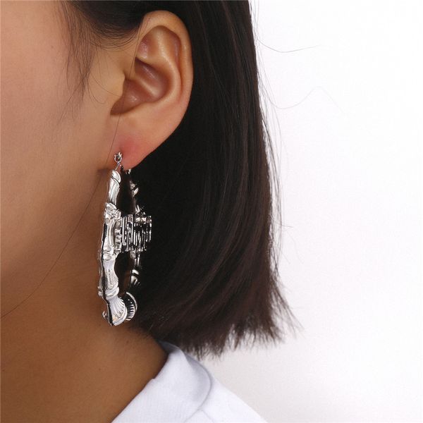 10pcs/lot hollow out letter punk style earring bamboo ring babygirl stud earrings women party show gift ear hoop jewelry accessories, Golden;silver
10pcs/lot hollow out letter punk style earring bamboo ring babygirl stud earrings women party show gift ear hoop jewelry accessories, Golden;silver