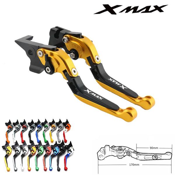 for x-max 300 xmax300 motorcycle accessori cnc aluminum scooter brake clutch lever adjustable/foldable/extendable 
for x-max 300 xmax300 motorcycle accessori cnc aluminum scooter brake clutch lever adjustable/foldable/extendable