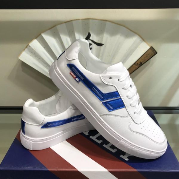 2019f spring limited edition men's shoes, fashion wild white shoes, leather lace-up sneakers original box packaging 38-44, Black
2019f spring limited edition men's shoes, fashion wild white shoes, leather lace-up sneakers original box packaging 38-44, Black