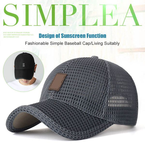 men summer mesh sport baseball cap hat outdoor visor sun protection cap sec88, Black;white
men summer mesh sport baseball cap hat outdoor visor sun protection cap sec88, Black;white
