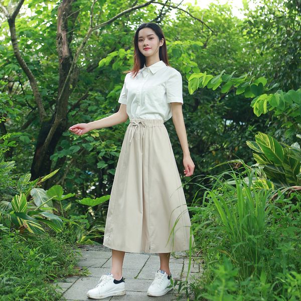 new spring cotton linen women skirts fashion preppy style solid color high waist lace-up elastic temperament skirt for student, Black
new spring cotton linen women skirts fashion preppy style solid color high waist lace-up elastic temperament skirt for student, Black