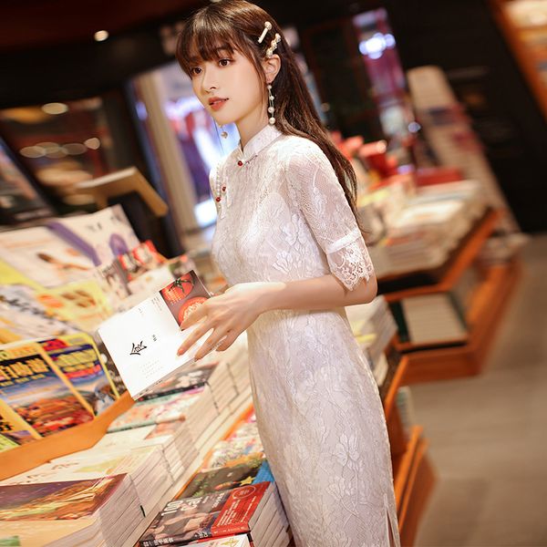 cheongsam chinese women lace modern elegant slim cheongsam dresses short sleeve chiffon qipao dress, Red
cheongsam chinese women lace modern elegant slim cheongsam dresses short sleeve chiffon qipao dress, Red