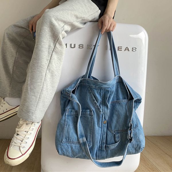 dikizfly denim big bag women 2020 casual shoulder bags female shopping bag large capacity travel purse handbags crossbody bags
dikizfly denim big bag women 2020 casual shoulder bags female shopping bag large capacity travel purse handbags crossbody bags