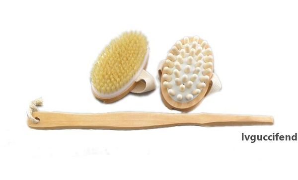 one pole with brush head and massage node dual purpose bath brush natural boar bristles body shower brushes with detachable wood handle
one pole with brush head and massage node dual purpose bath brush natural boar bristles body shower brushes with detachable wood handle