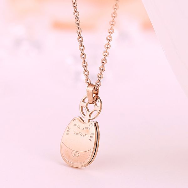 18kgp rose gold color titanium steel "my neighbor totoro" pendant necklace women fashion 316l stainless steel jewelry (gn202, Silver
18kgp rose gold color titanium steel "my neighbor totoro" pendant necklace women fashion 316l stainless steel jewelry (gn202, Silver