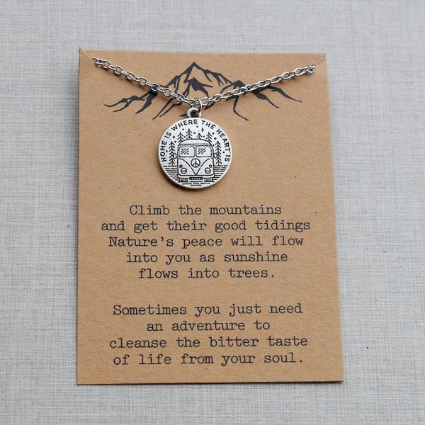 home is where the heart is mountain necklace nature jewelry, Silver
home is where the heart is mountain necklace nature jewelry, Silver