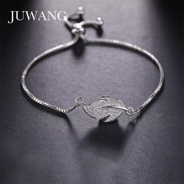 juwang brand leaf cubic zirconia crystal bracelets for women girl men gold color jewelry fashion party love gifts wholesale, Black
juwang brand leaf cubic zirconia crystal bracelets for women girl men gold color jewelry fashion party love gifts wholesale, Black