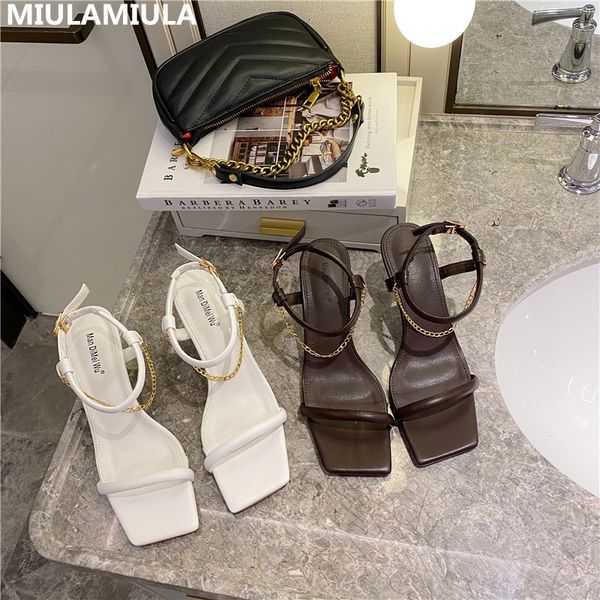 miulamiula brand design luxury golden metal chain 2020 summer korean fashion women sandals party casual high thin heels, Black
miulamiula brand design luxury golden metal chain 2020 summer korean fashion women sandals party casual high thin heels, Black