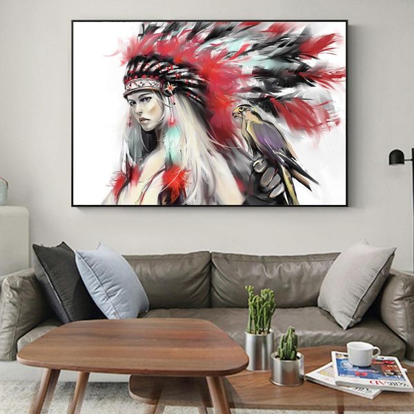 watercolor indian girl canvas paintings girl with parrot posters wall art pictures for living room home decor (no frame)
watercolor indian girl canvas paintings girl with parrot posters wall art pictures for living room home decor (no frame)