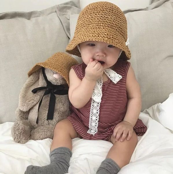 summer children's ins baby lace korean baby sunshade fisherman straw sun straw hat girl fisherman hat, Blue;gray
summer children's ins baby lace korean baby sunshade fisherman straw sun straw hat girl fisherman hat, Blue;gray
