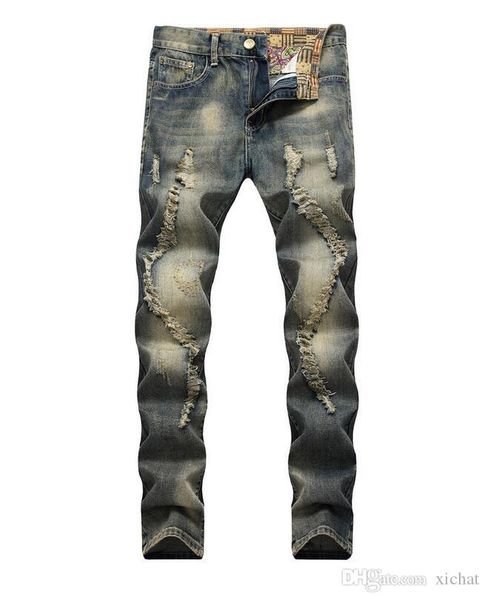 2018 big size jeans new men's hole style washed jeans denim pants casual streight leg jeans size 28-40 cj2801, Blue
2018 big size jeans new men's hole style washed jeans denim pants casual streight leg jeans size 28-40 cj2801, Blue