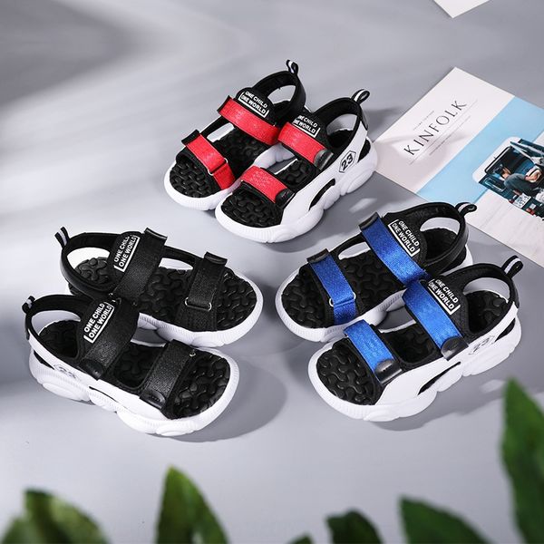 boys' 2020 and sandals new fashion children's korean style soft bottom anti-skid open toe beach sandals, Black;red
boys' 2020 and sandals new fashion children's korean style soft bottom anti-skid open toe beach sandals, Black;red