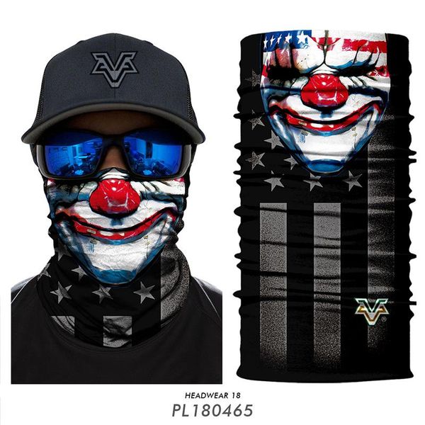 3d seamless magic joker face cover mask motorcycle bike cycle bandana anti-dust face shiled outdoor man woman, Black
3d seamless magic joker face cover mask motorcycle bike cycle bandana anti-dust face shiled outdoor man woman, Black