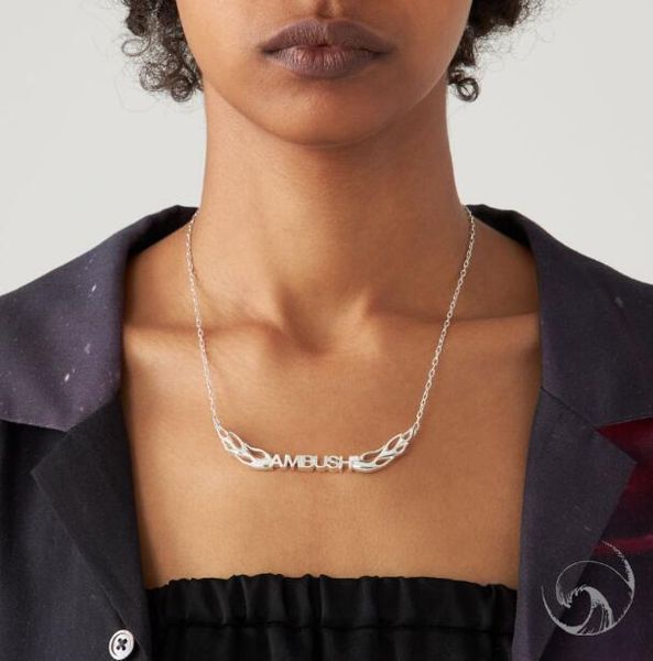 ambush young flame letter necklace men and women fashion personality pendant jewellery come and get it, Silver
ambush young flame letter necklace men and women fashion personality pendant jewellery come and get it, Silver