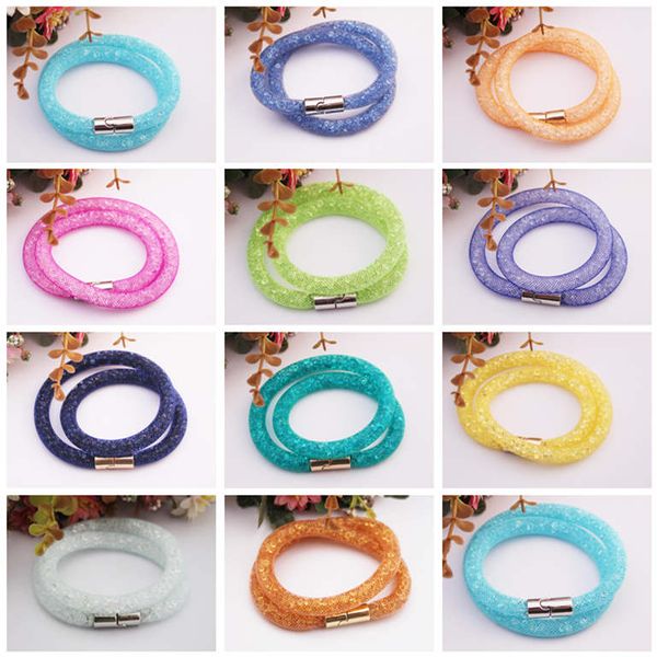 dhl epacket ship handmade resin diamond crystal nylon mesh double-layer bracelet djfb197 slap & snap bracelets jewelry, Silver
dhl epacket ship handmade resin diamond crystal nylon mesh double-layer bracelet djfb197 slap & snap bracelets jewelry, Silver