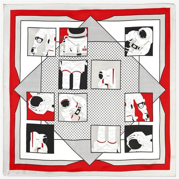 astronaut print square scarves spain hijab stain silk scarf women lady headband small foulard bandana 70cm, Blue;gray
astronaut print square scarves spain hijab stain silk scarf women lady headband small foulard bandana 70cm, Blue;gray