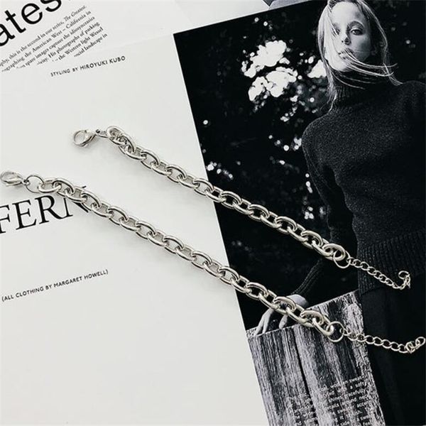 2020 personality cool thick chain bracelet men and women tide hip hop street harajuku europe and america punk thick bracelet, Black
2020 personality cool thick chain bracelet men and women tide hip hop street harajuku europe and america punk thick bracelet, Black