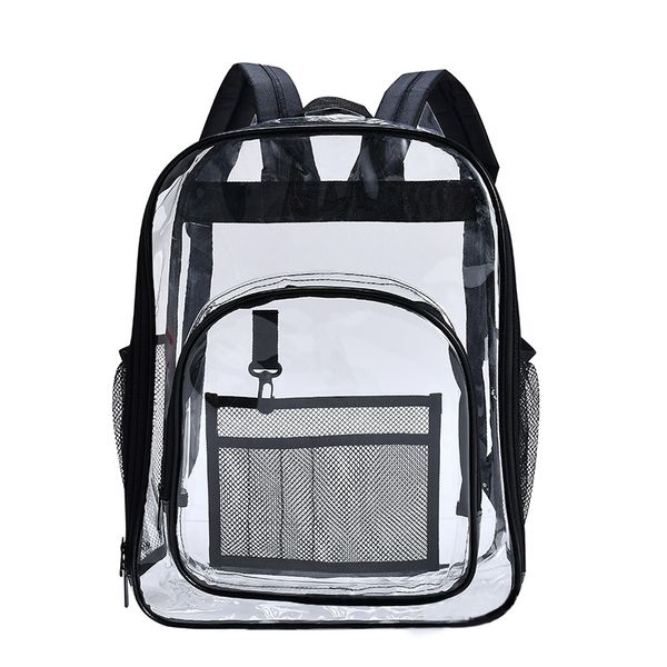 aosbos pvc waterproof transparent school bag see through backpacks large capacity backpack solid clear backpack
aosbos pvc waterproof transparent school bag see through backpacks large capacity backpack solid clear backpack