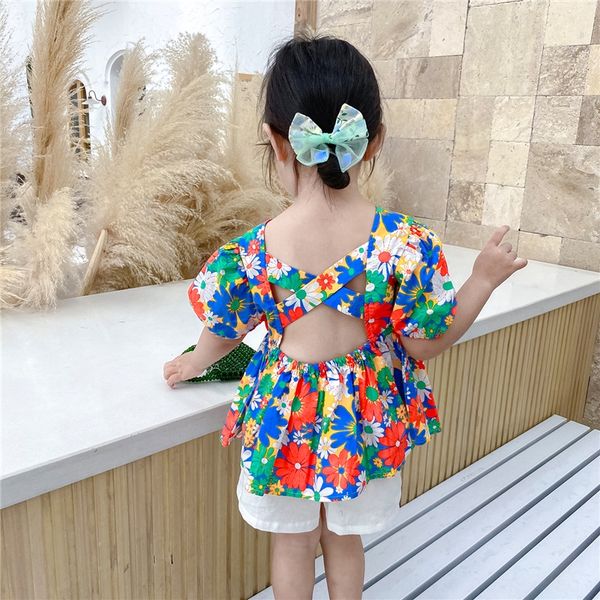 2020 internet red korean style girl's doll careful machine rear cross hollowed-out flower sweet short-sleeved shirt doll shirt, White;black
2020 internet red korean style girl's doll careful machine rear cross hollowed-out flower sweet short-sleeved shirt doll shirt, White;black